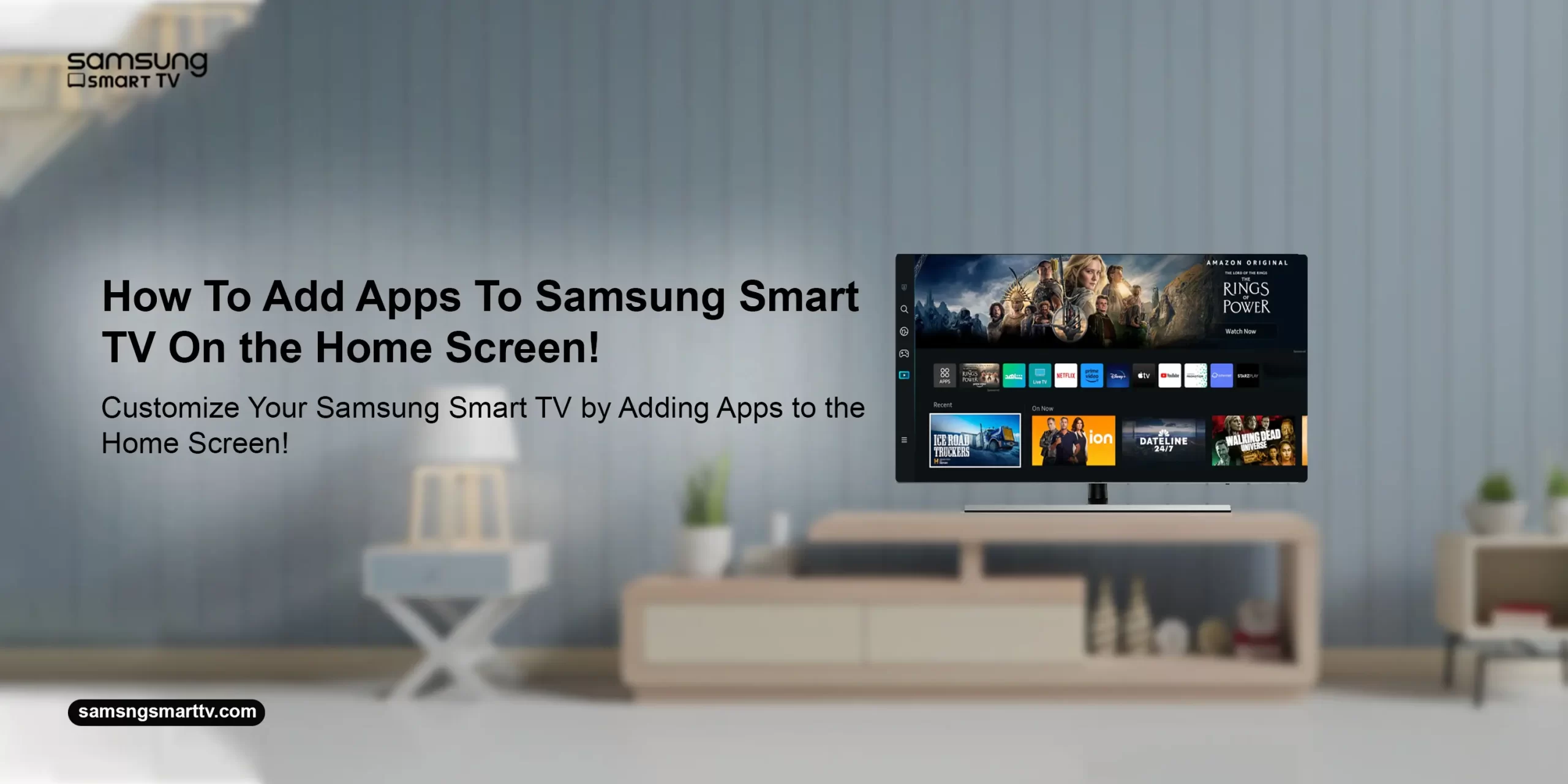 How To Add Apps To Samsung Smart TV